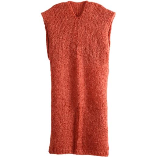 Casey Casey top smanicato - arancione