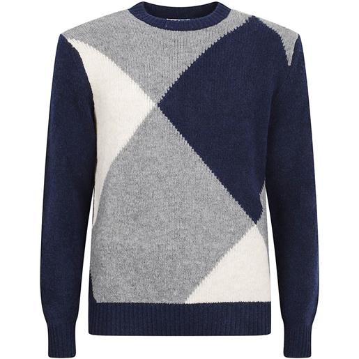 Ballantyne maglione girocollo - blu