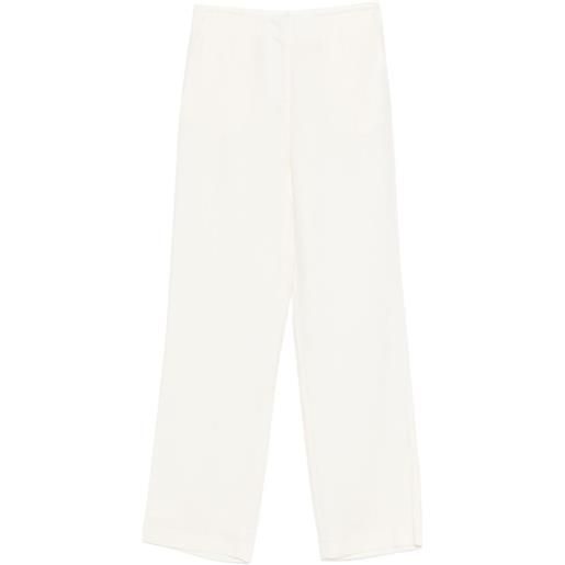 Patrizia Pepe pantaloni con pinces - toni neutri