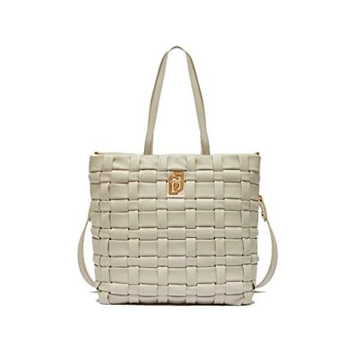 Liu Jo borsa liu-jo sicura tote l ecopelle ad intreccio bianco bs22lj14 aa2236