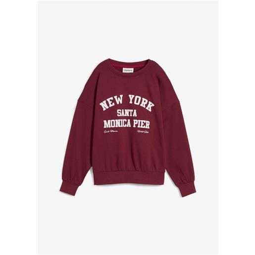 bonprix felpa oversize-rosso