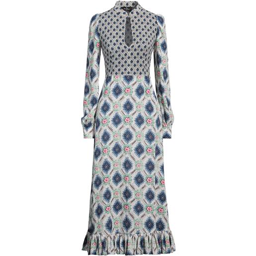 ETRO - vestito midi - blu navy