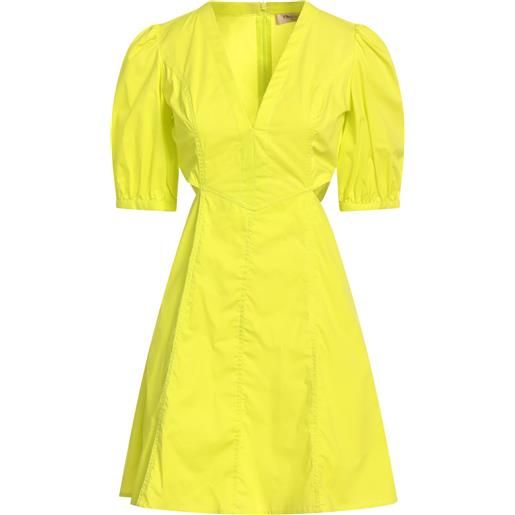 TWINSET - vestito corto - verde lime