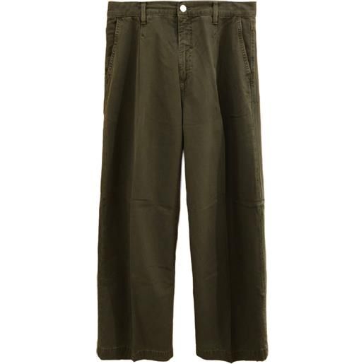 Nine In The Morning pantaloni dritti ottavia - verde