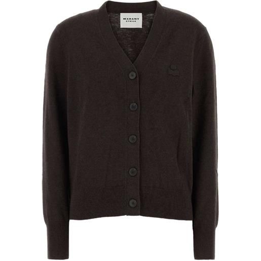 MARANT ÉTOILE cardigan con scollo a v - marrone