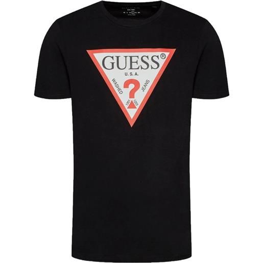 GUESS USA logo-print cotton t-shirt - nero