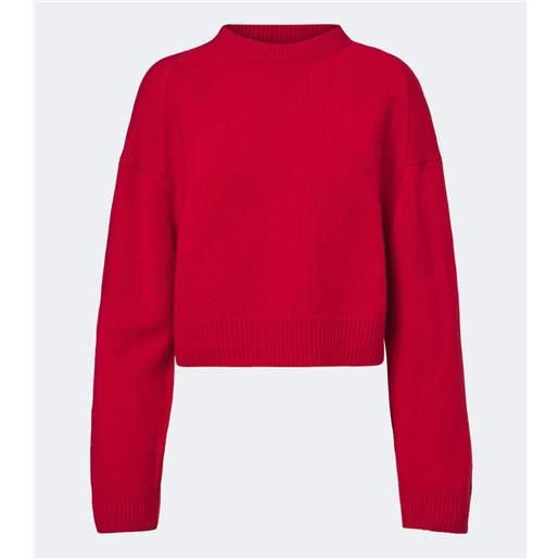 Fforme pullover marcela in lana e cashmere cropped