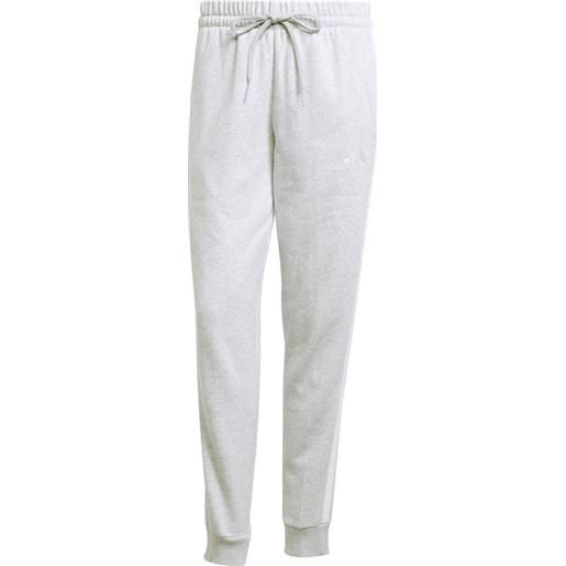 ADIDAS pantaloni adidas slim in pile essentials 3-stripes donna , grigio