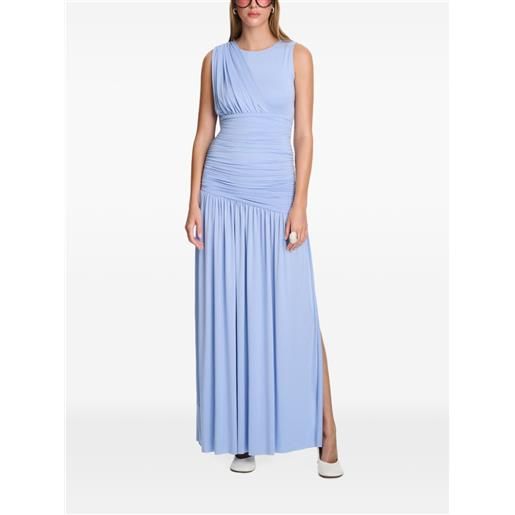 AXEL 113 abito lungo isabell drappeggiato - blu