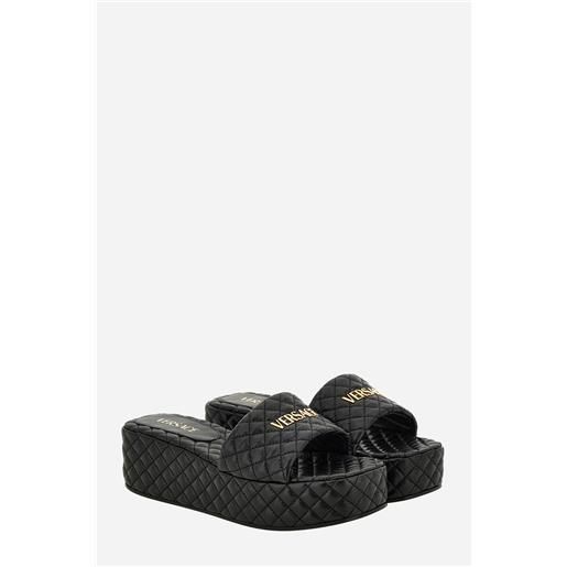 Versace platforms mule t. 55 in lamb leather