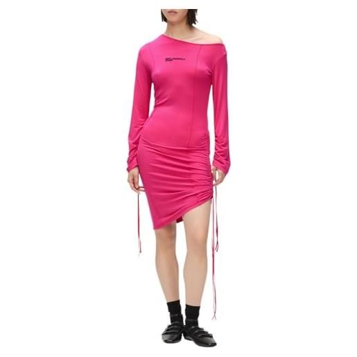KARL LAGERFELD JEANS donne off shoulder jersey dress