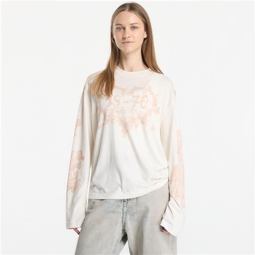 DIESEL maglietta dieel t-hilary-l-aa1 t-hirt off white