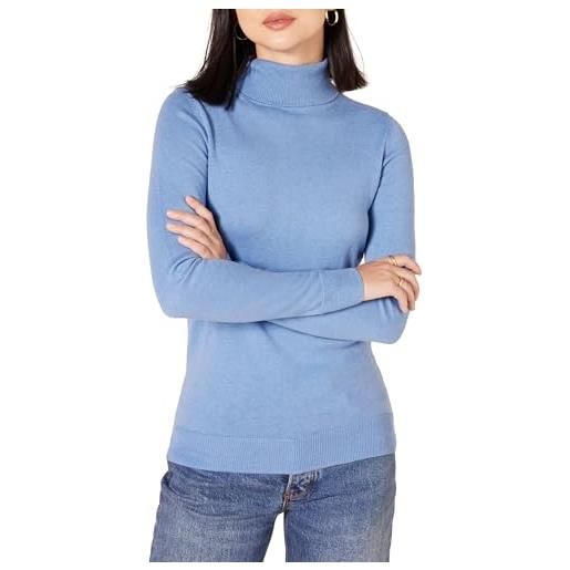 Amazon Essentials dolcevita leggero a maniche lunghe, vestibilità aderente donna