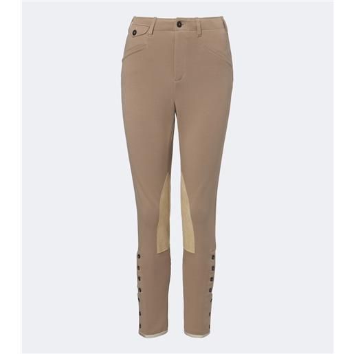 Eleventy pantaloni capri con suede