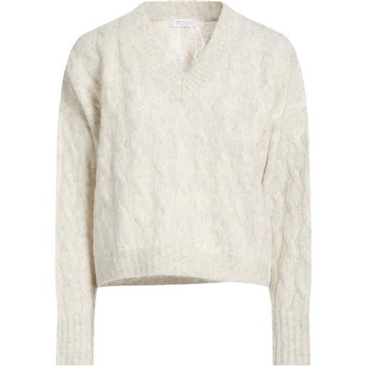BRUNELLO CUCINELLI - pullover - grigio chiaro