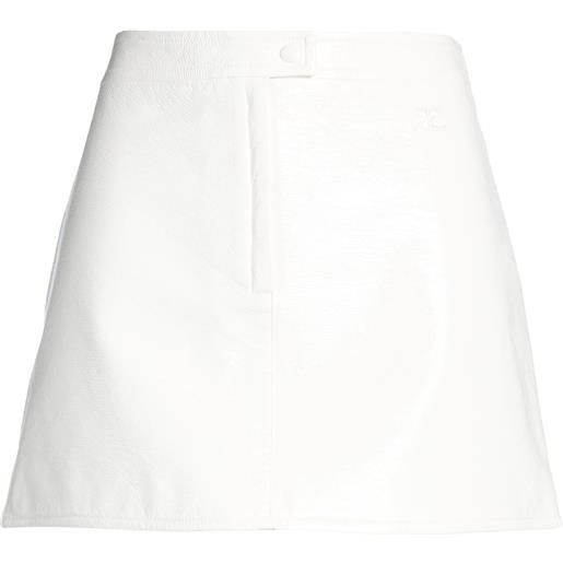 COURRÈGES - minigonna - bianco