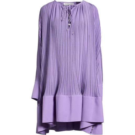 LANVIN - vestito corto - lilla