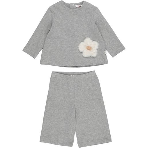 IL GUFO - completo baby - grigio