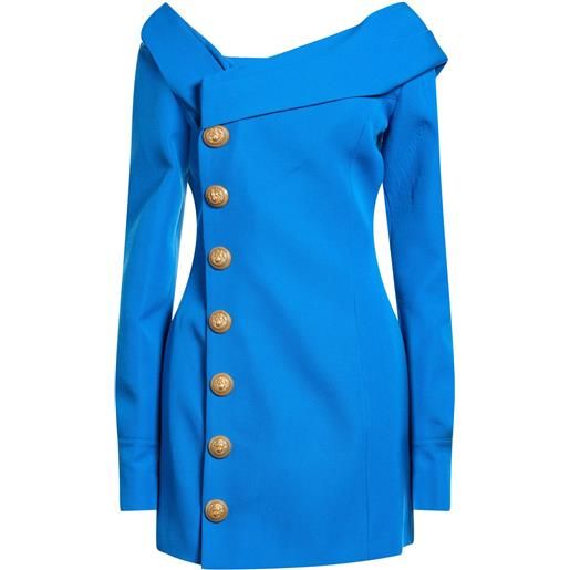 BALMAIN - vestito corto - blu