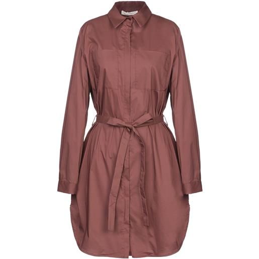 LIVIANA CONTI - vestito chemisier - cioccolato