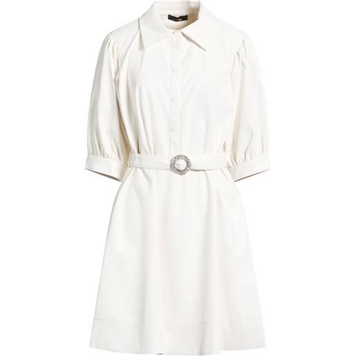 ACTITUDE by TWINSET - vestito chemisier - bianco