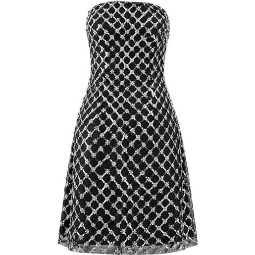 Allure Evening abito donna tubino con strass / nero, nero