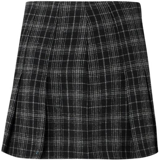 Pinko mini gonna fantasia check, nero/grigio