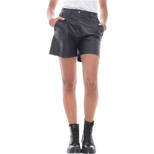 Liu Jo short donna in ecopelle, nero