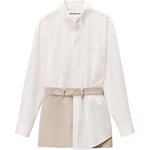 Alexander Wang chemisier corto - bianco