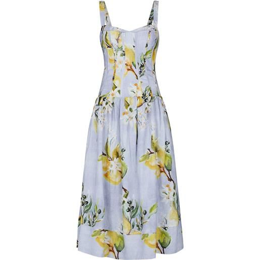 Nicholas abito midi makenna - blu