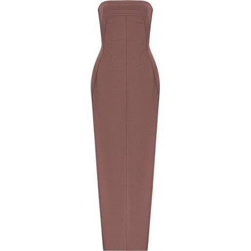 Rick Owens abito senza spalline - viola