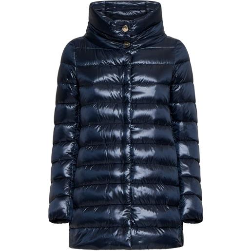 Herno cappotto amelia trapuntato - blu