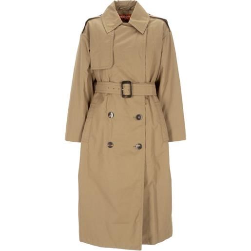 Max Mara trench doppiopetto con cintura - toni neutri
