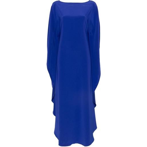 Gianluca Capannolo abito lungo iris - blu