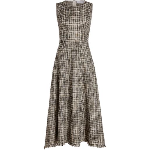Proenza Schouler White Label beatrix tweed midi dress - toni neutri