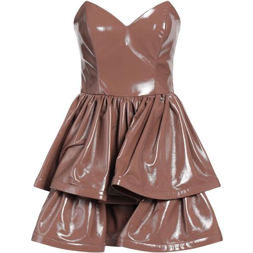 ELISABETTA FRANCHI - tubino - cioccolato