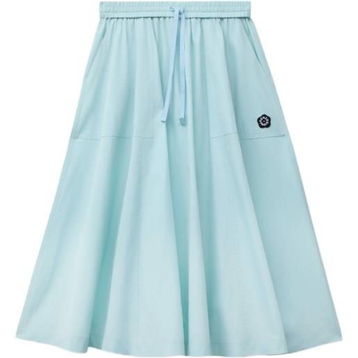 Kenzo gonna midi svasata boke flower 2.0 - blu