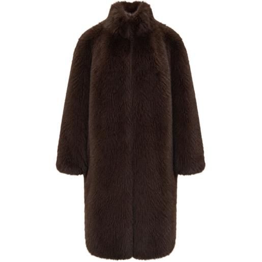 LIU JO faux-fur coat - marrone