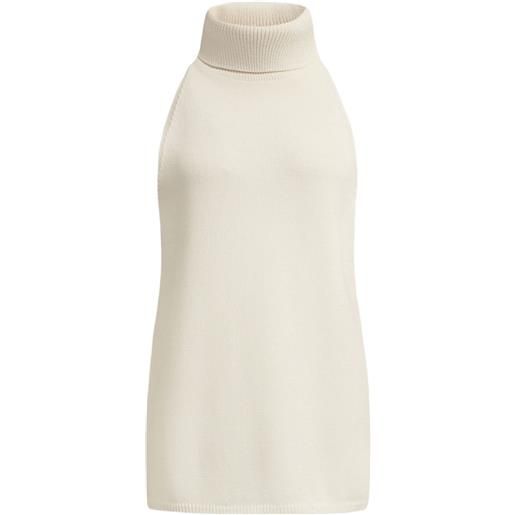 12 STOREEZ top a collo alto - toni neutri