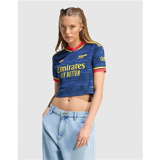 Adidas womens adidas maglia away arsenal fc 26/27 con taglio corto - blu, blu