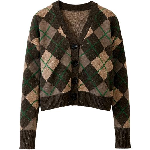 Weekend Max Mara cardigan con scollo a v - marrone