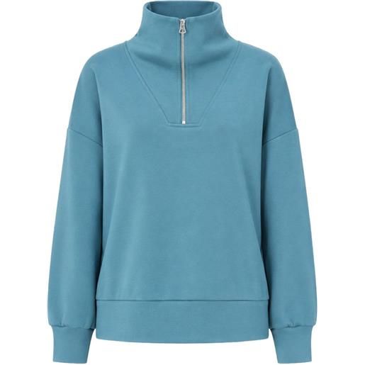 Varley maglione hawley con mezza zip - blu