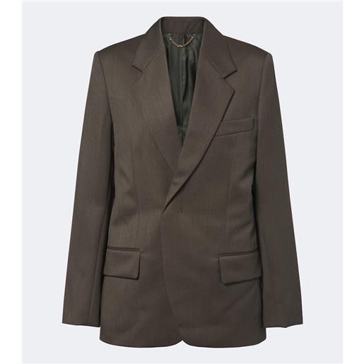 Victoria Beckham blazer in twill di lana vergine