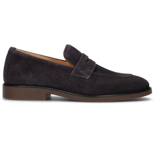 GUESS mocassino uomo blu in suede