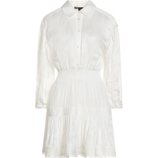 MAJE - vestito chemisier - bianco