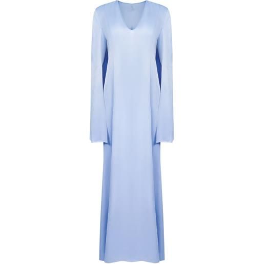 TWINSET abito con scollo a v - blu