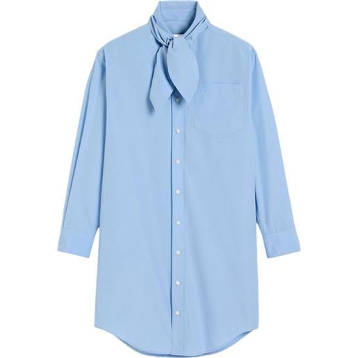 AMI Paris chemisier con foulard - blu