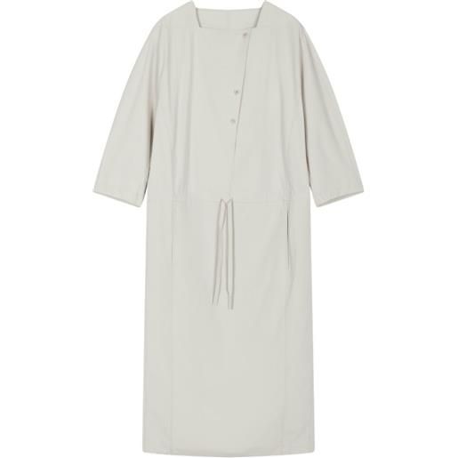 LESS abito midi con coulisse - grigio