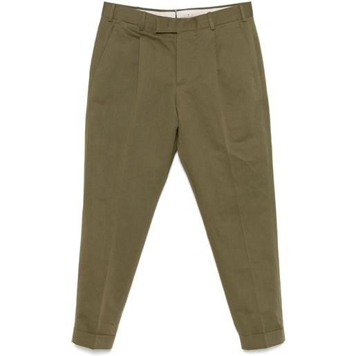 PT Torino pantaloni in twill - verde