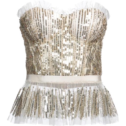 ELISABETTA FRANCHI - top - avorio